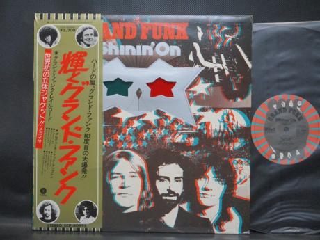 Grand Funk Railroad Shinin’ On Japan Orig. LP OBI 3D GLASSES