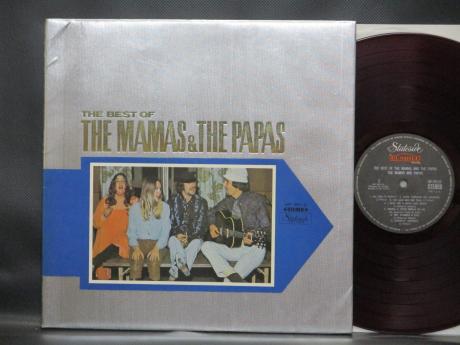 Mamas & Papas Best Of Japan ONLY COMPILATION LP RED WAX