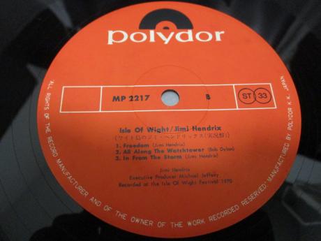 Jimi Hendrix Isle of Wight Japan Early Press LP G/F DIF COVER