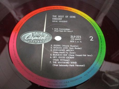 Gene Vincent The Best Of Japan ONLY COMPILATION LP RED WAX