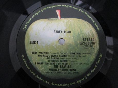 Beatles Abbey Road Japan Flag OBI ED LP INSERT