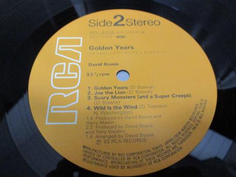 David Bowie Golden Years Japan Orig. LP OBI INSERT