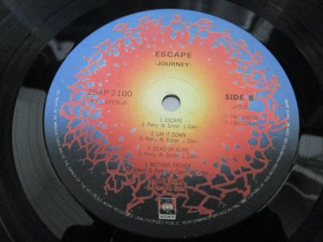 Journey Escape Japan Orig. LP OBI INSERT