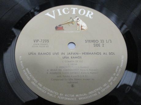 Una Ramos Live In Japan - Hermanos Al Sol Japan ONLY LIVE LP OBI