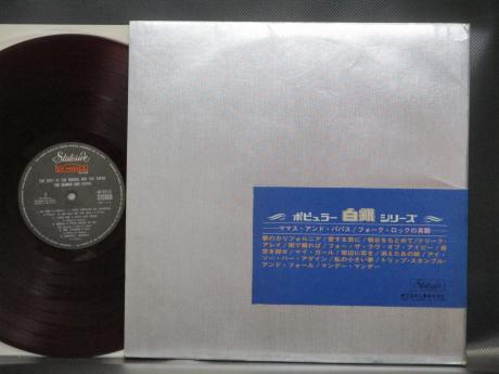 Mamas & Papas Best Of Japan ONLY COMPILATION LP RED WAX