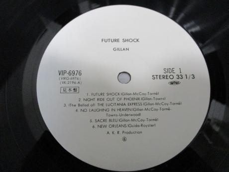 Gillan Future Shock Japan Orig. PROMO LP OBI WHITE LABEL