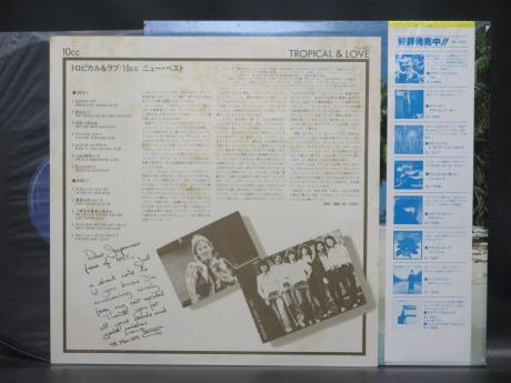 10cc Tropical & Love Japan ONLY LP OBI INSERT