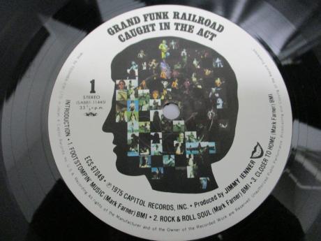 Grand Funk Railroad Caught in the Act Japan Orig. 2LP OBI