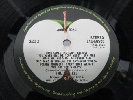 Beatles Abbey Road Japan Flag OBI ED LP INSERT