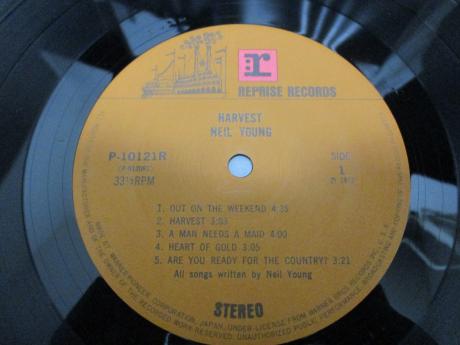 Neil Young Harvest Japan Rare LP OBI 2 INSERTS