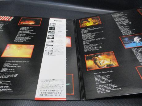 Gillan Double Trouble Japan Orig. PROMO 2LP OBI WHITE LABEL