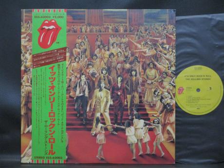Rolling Stones It’s Only Rock’n Roll Japan Rare LP GREEN OBI