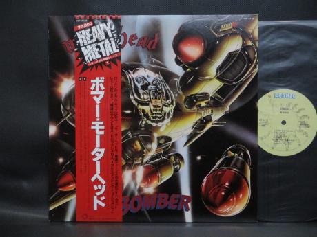 Motorhead Bomber Japan Rare LP RED OBI INSERT