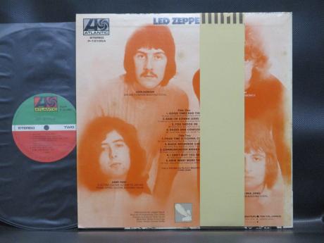 Led Zeppelin 1st Same Title Japan Rare LP OBI BIG POSTER