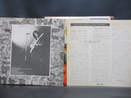 Rory Gallagher Against the Grain Japan Orig. LP OBI BIG POSTER