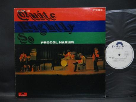 Procol Harum Quite Rightly So Japan Orig. PROMO LP DIF WHITE LABEL