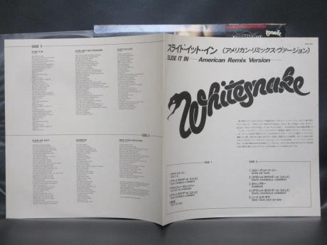 Whitesnake Slide It In Japan American Remix Version LP RED OBI