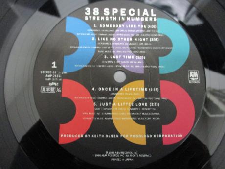 38 Special Strength In Numbers Japan Orig. PROMO LP OBI