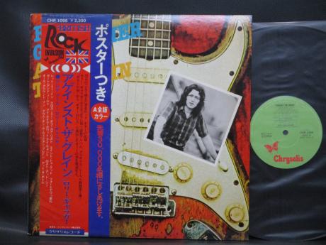 Rory Gallagher Against the Grain Japan Orig. LP OBI BIG POSTER