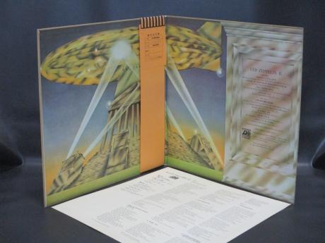Led Zeppelin 2nd II Japan Early Press LP OBI INSERT