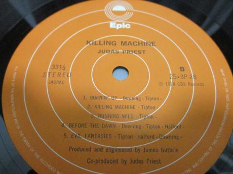 Judas Priest Killing Machine Japan Orig. LP OBI