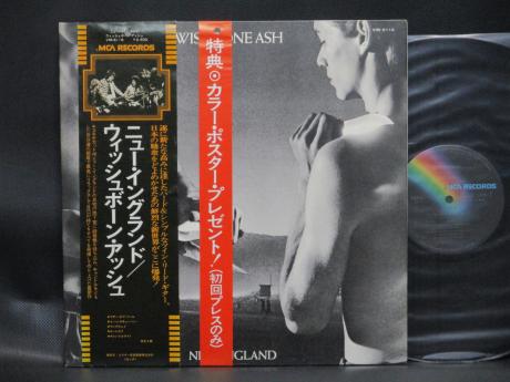 Wishbone Ash New England Japan Orig. LP 2OBI RARE POSTER