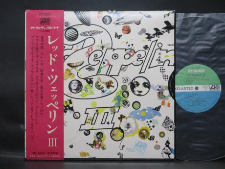 Led Zeppelin 3rd III Japan Orig. LP OBI GRAMMOPHON