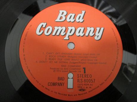 Bad Company 1st Same Title Japan Orig. LP OBI BOOKLET