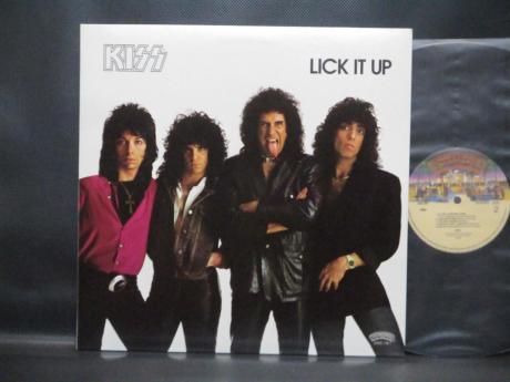 Kiss Lick it Up Japan Orig. LP BIG OBI + INSERT