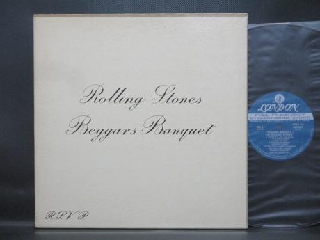 Rolling Stones Beggars Banquet Japan Early Press LP BIG COVER OBI