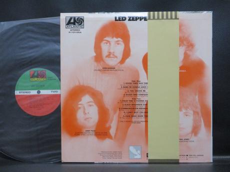 Led Zeppelin 1st Same Title Japan Rare LP OBI BIG POSTER