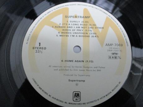 Supertramp 1st Same Title Japan Orig. PROMO LP OBI