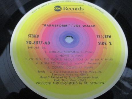 James Gang Joe Walsh Barnstorm Japan Rare LP ORANGE OBI G/F