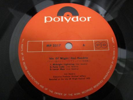 Jimi Hendrix Isle of Wight Japan Early Press LP G/F DIF COVER