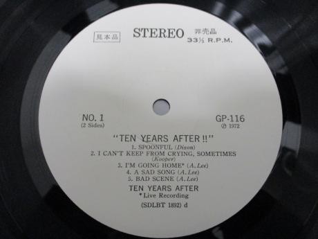 Ten Years After Ten Years After !! Japan TOUR ONLY PROMO LP OBI WHITE LABEL
