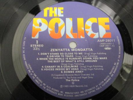 Police Zenyatta Mondatta Japan Orig. LP OBI