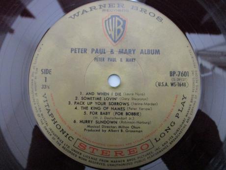 PPM Peter Paul and Mary Album Japan Orig. LP RED WAX