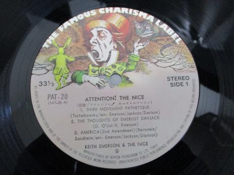 Keith Emerson The Nice Attention ! Japan ONLY LTD LP OBI