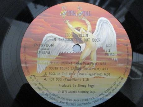 Led Zeppelin In Through the Out Door Japan Orig. LP OBI COMPLETE