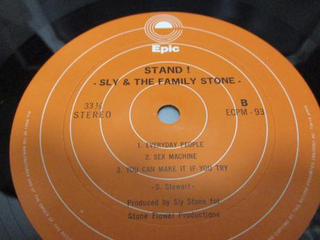 Sly & The Family Stone Stand ! Japan Rare LP INSERT