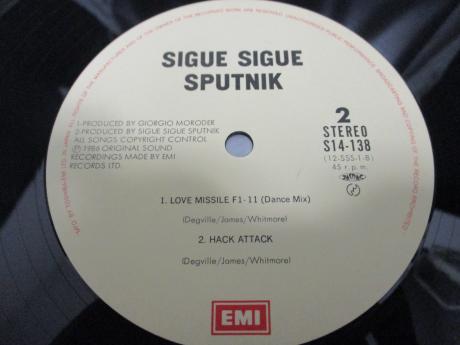 Sigue Sigue Sputnik Love Missile F1-11 Japan Orig. 3 Track 12” OBI