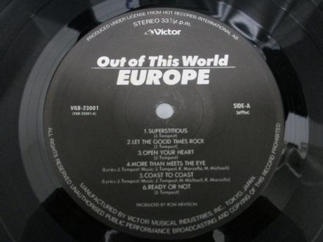Europe Out of This World Japan Orig. LP OBI