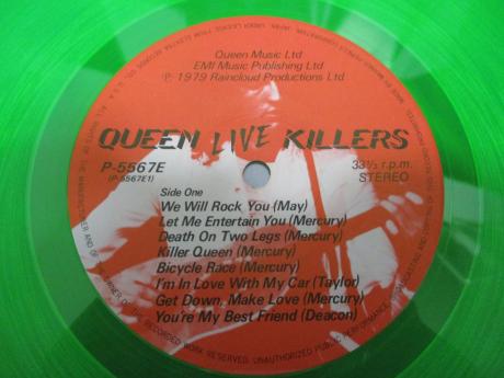Queen Live Killers Japan Orig. 2LP OBI RED & GREEN DISCS