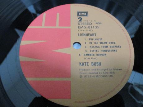 Kate Bush Lionheart Japan Orig. LP OBI INSERT