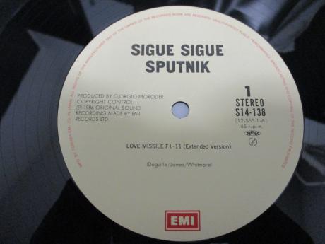 Sigue Sigue Sputnik Love Missile F1-11 Japan Orig. 3 Track 12” OBI