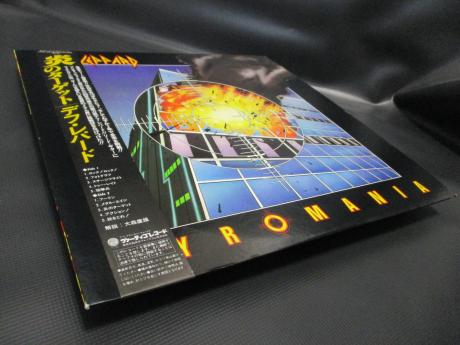 Def Leppard Pyromania Japan Orig. PROMO LP OBI WHITE LABEL