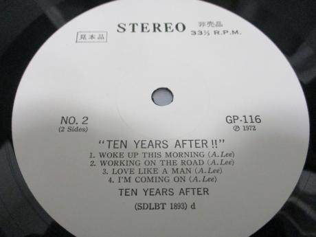 Ten Years After Ten Years After !! Japan TOUR ONLY PROMO LP OBI WHITE LABEL