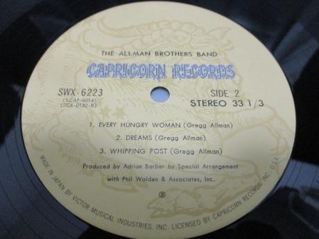 Allman Brothers Band 1st Same Title Japan Rare LP OBI