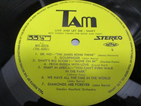 Best Screen Themes For James Bond 007 And Shaft Japan ONLY LP OBI