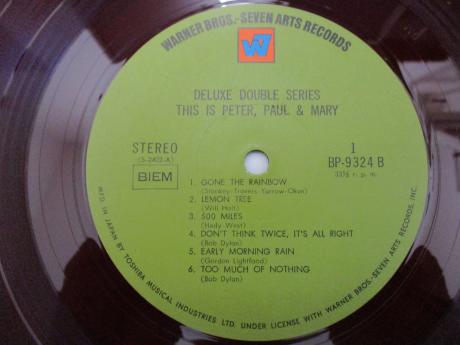 PPM Peter Paul and Mary This is Japan ONLY 2LP RED WAX